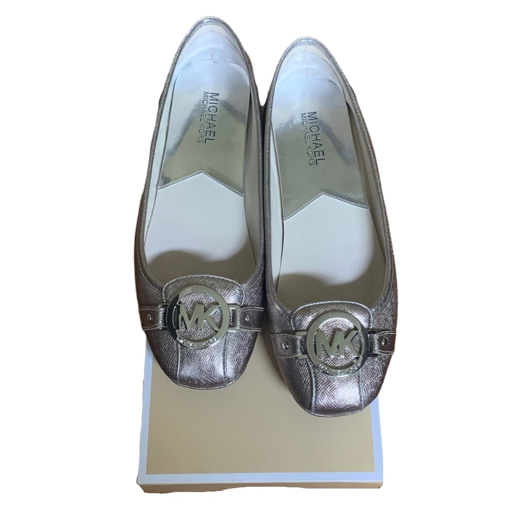 Michael Kors Metallic Gold Flats